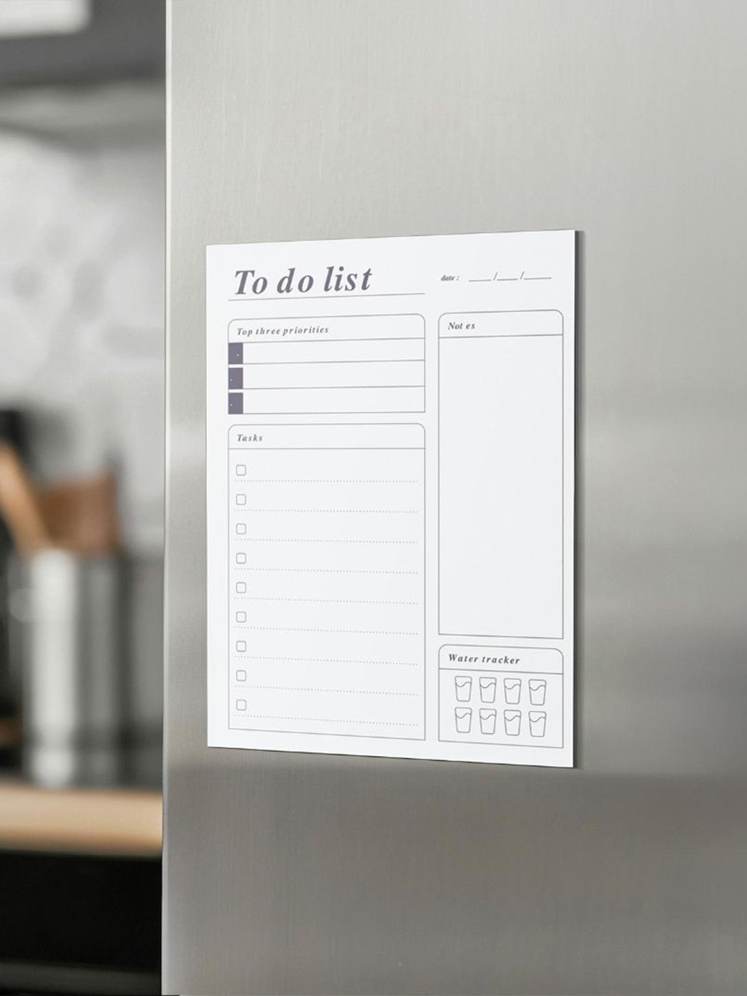 

CVANU White Printed Decorative Fridge Magnet