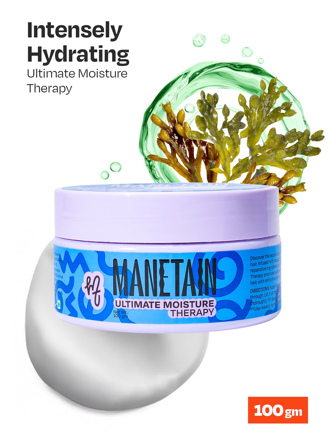 

MANETAIN Ultimate Moisture Therapy For Deep Hydration - 100g, Blue