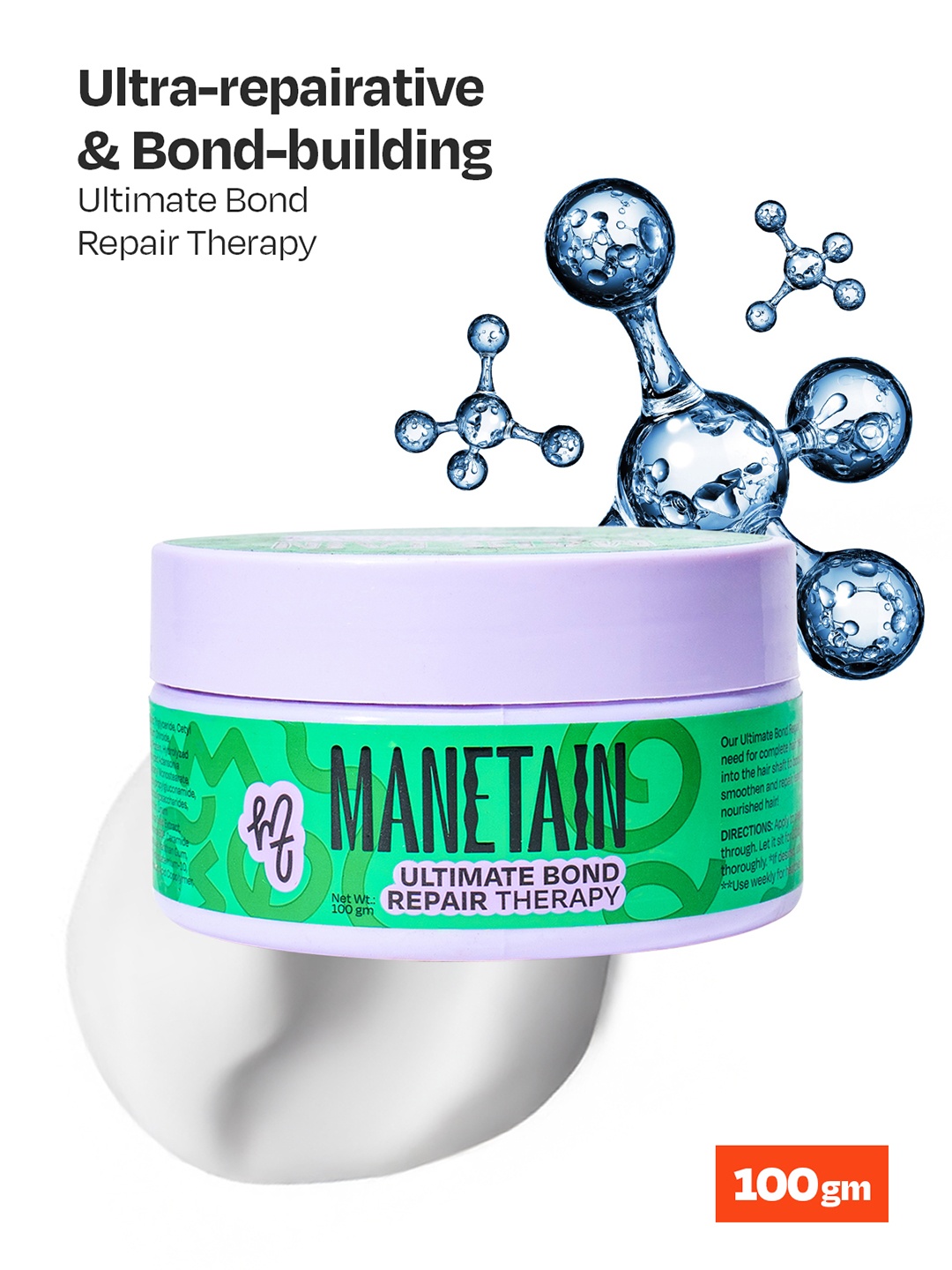 

MANETAIN Ultimate Bond Repair Therapy For Deep Nourishment - 100g, Green