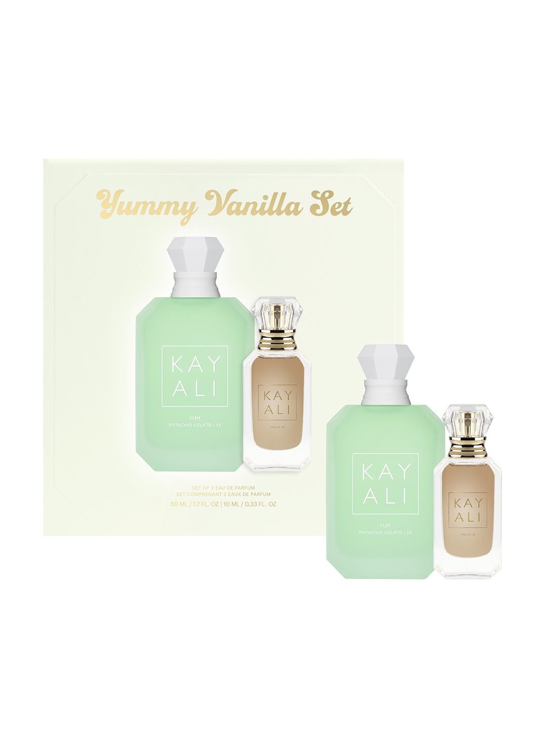 

Kayali Yummy Vanilla Perfume Set, Green