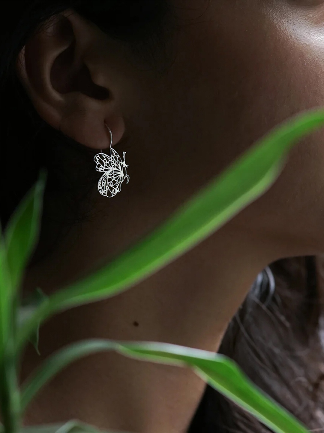 

House of Aadyaa 925 Sterling Silver Oxidised Classic Drop Earrings