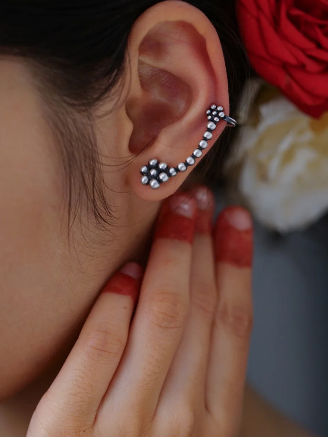 

House of Aadyaa Sterling Silver Classic Studs