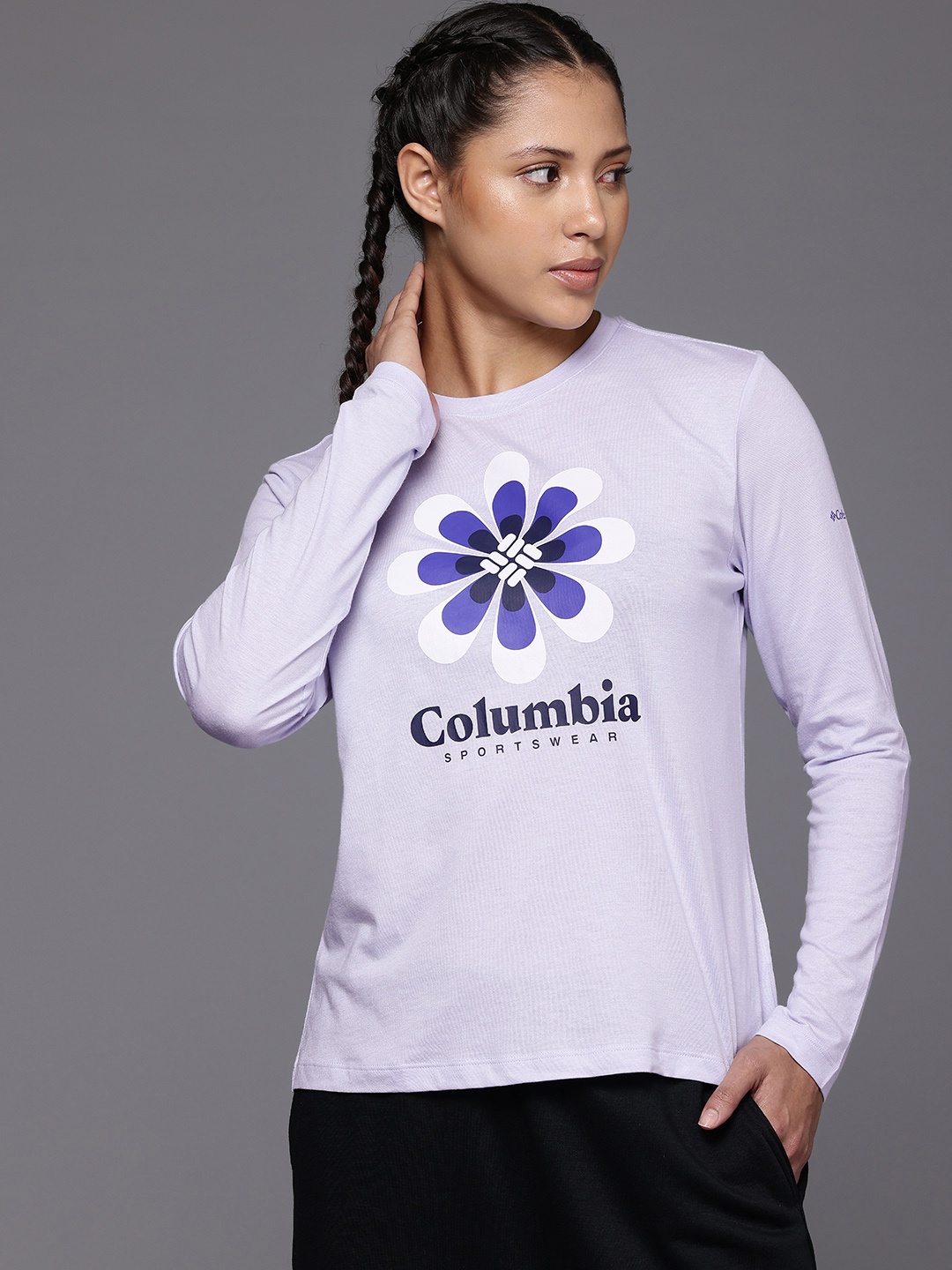 

Columbia Trek Relaxed Printed Outdoor Tshirt, Lavender