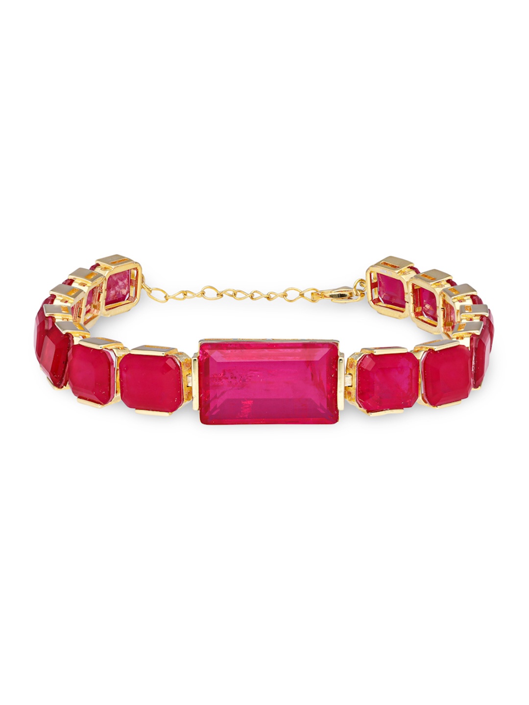 

MISS JO 925 Sterling Silver Gold-Plated Charm Bracelet