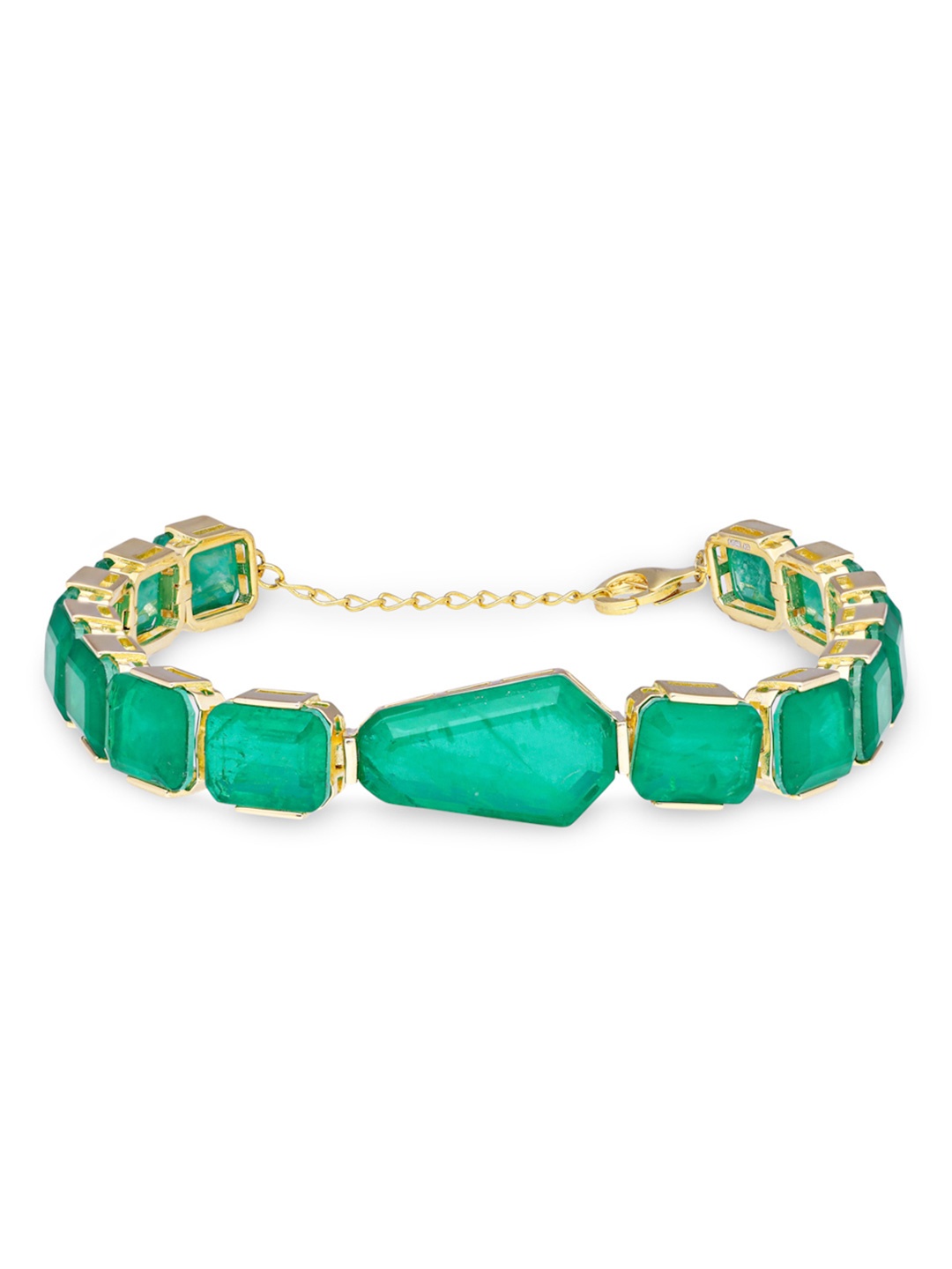 

MISS JO 925 Sterling Silver Gold-Plated Charm Bracelet