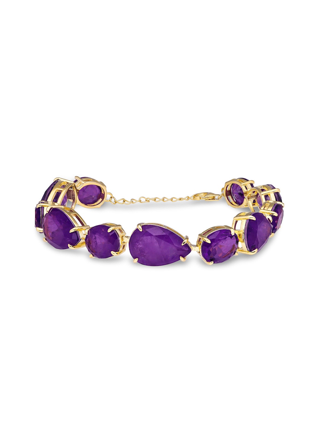 

MISS JO 925 Sterling Silver Gold-Plated Charm Bracelet