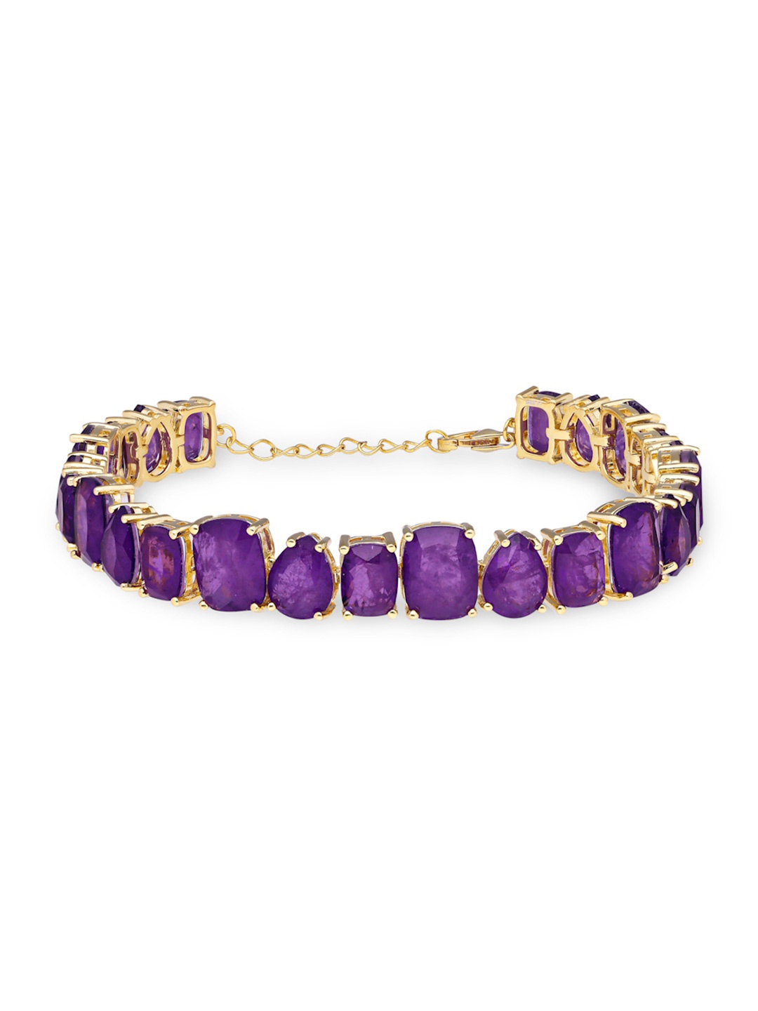 

MISS JO 925 Sterling Silver Gold-Plated Charm Bracelet