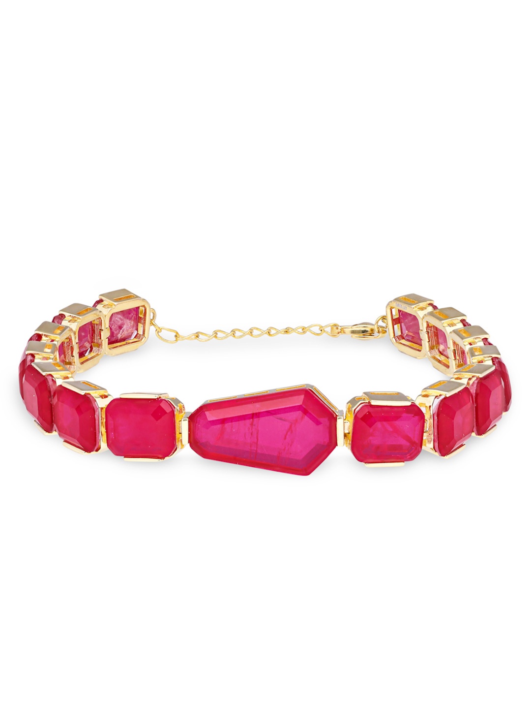 

MISS JO 925 Sterling Silver Gold-Plated Charm Bracelet