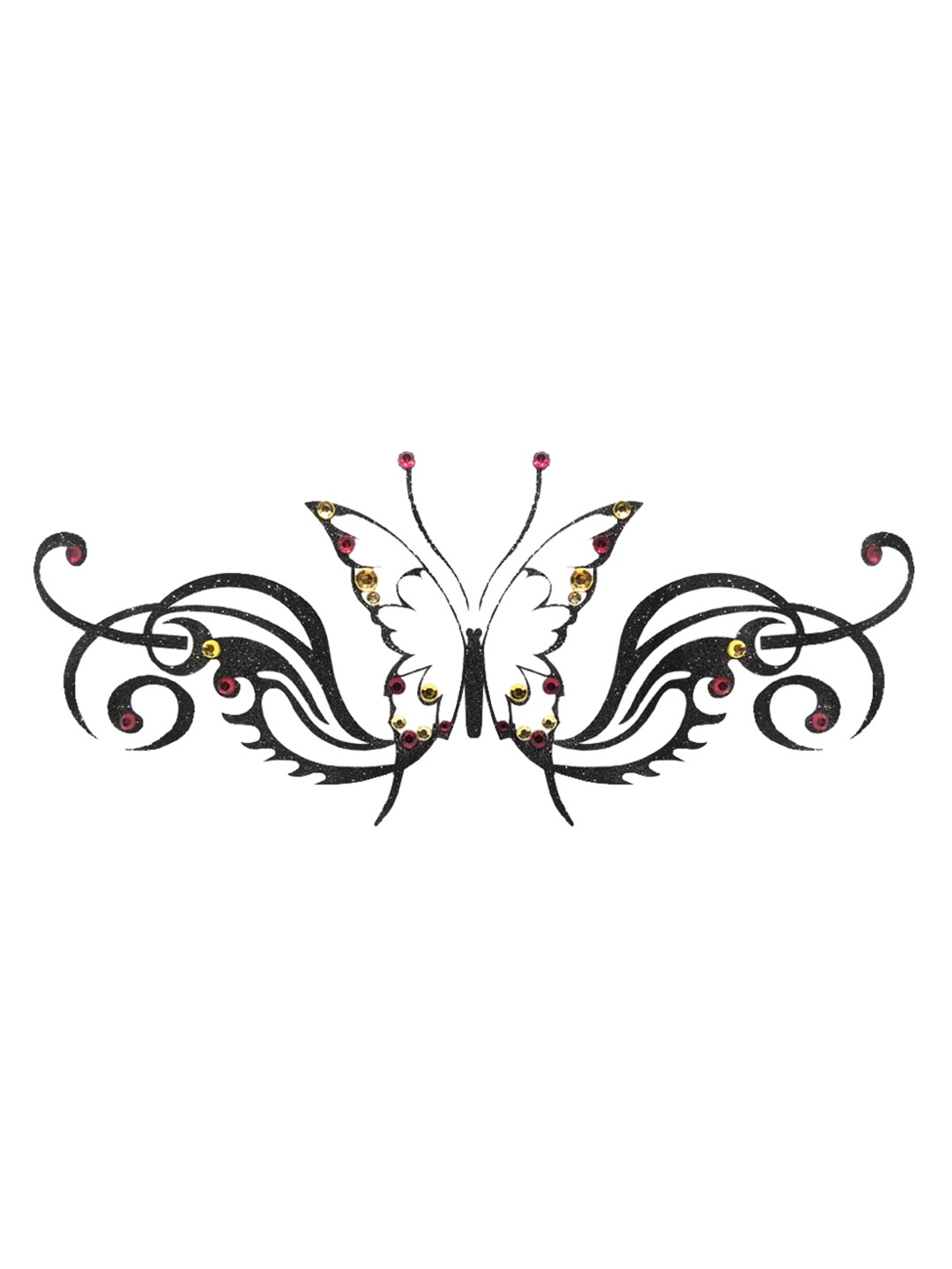 

Comet Busters Body Jewel Temporary Tattoo, Black