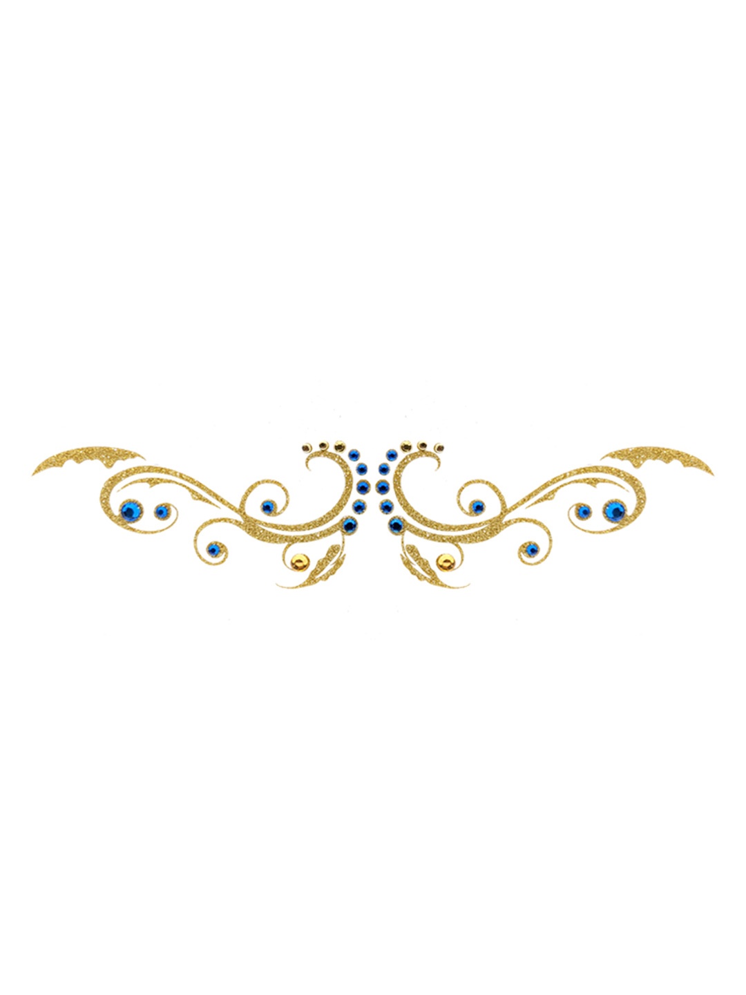 

Comet Busters Body Jewel Temporary Tattoo, Gold