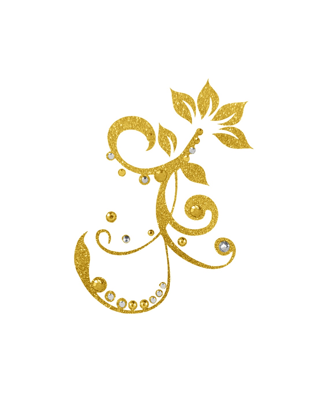 

Comet Busters Body Jewel Temporary Tattoo, Gold