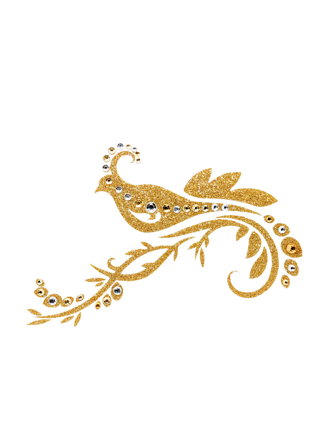 

Comet Busters Body Jewel Handcrafted Temporary Tattoo, Gold