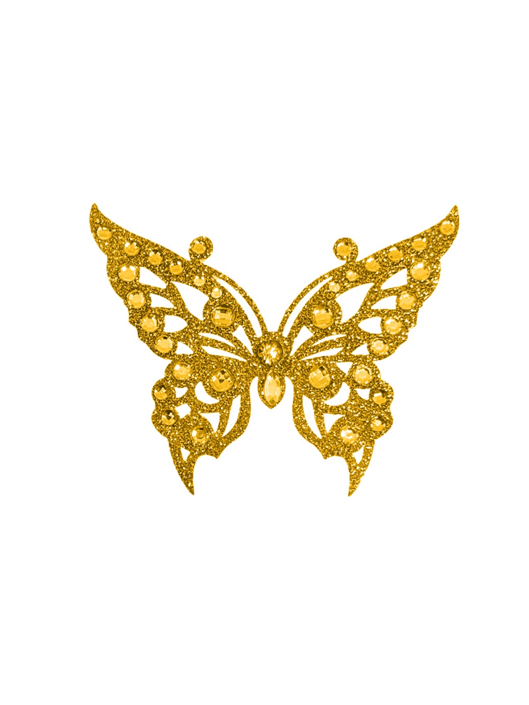 

Comet Busters Body Jewel Handcrafted Temporary Tattoo, Gold