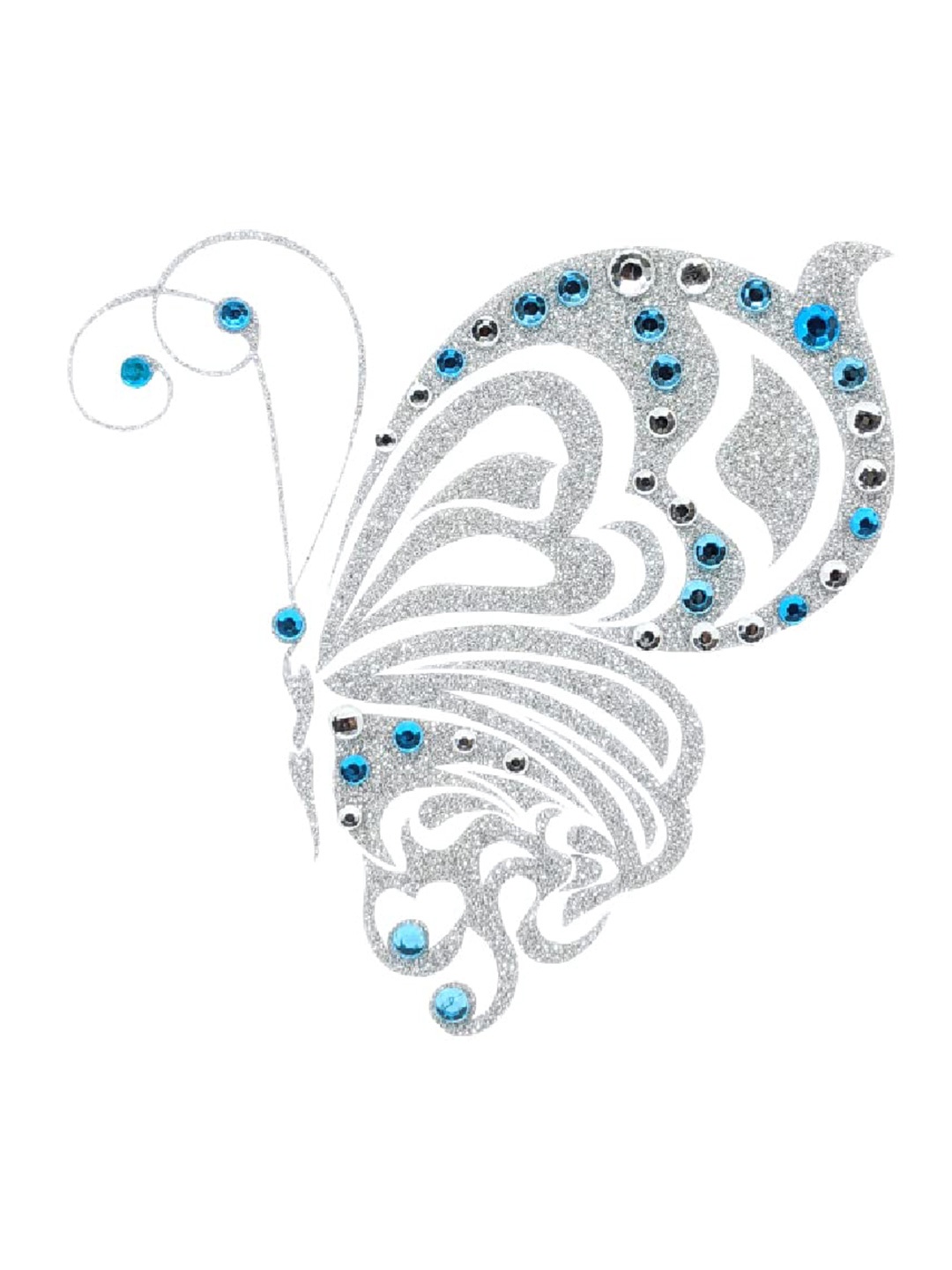 

Comet Busters Body Jewel Handcrafted Temporary Tattoo, Silver