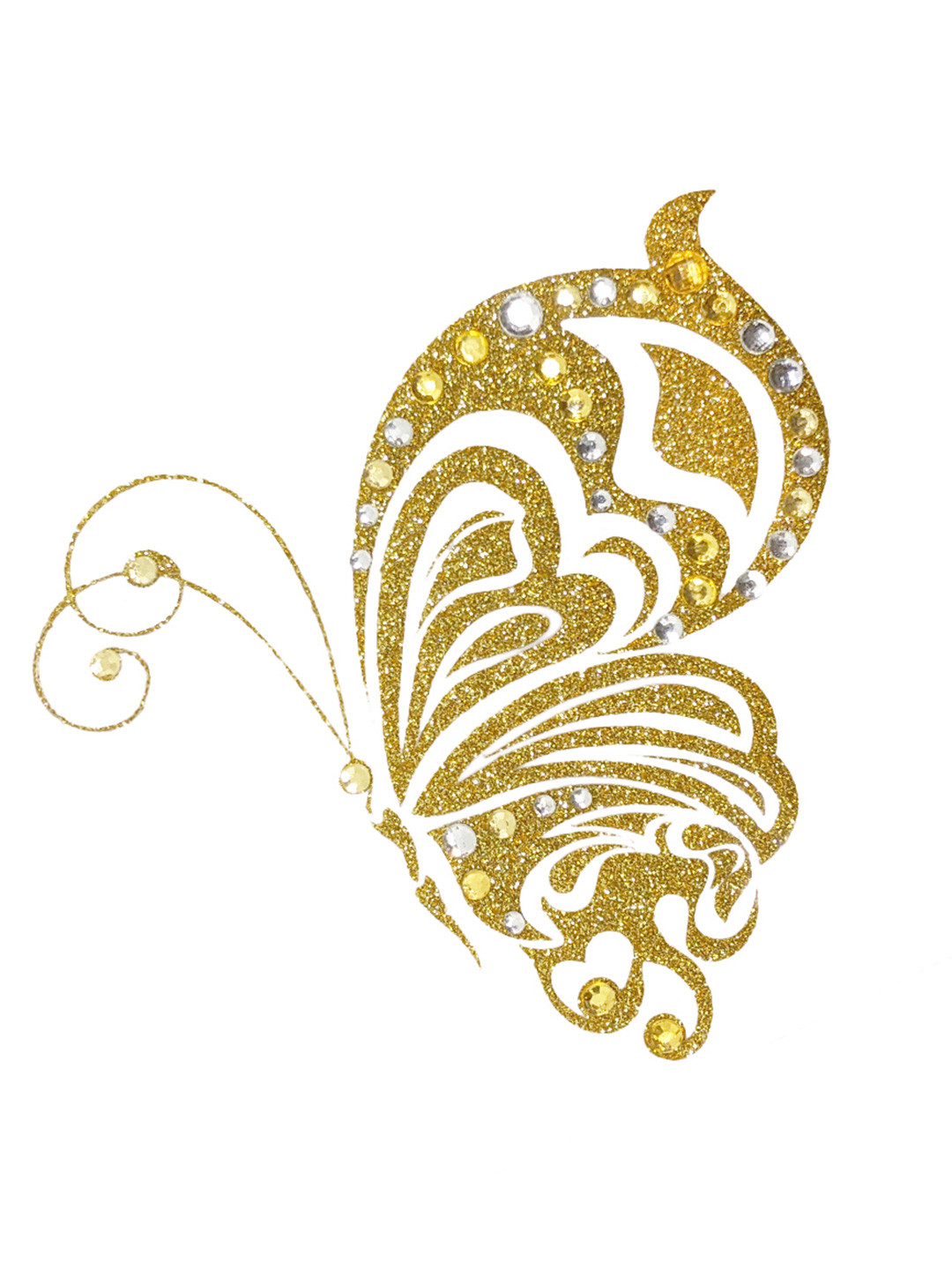 

Comet Busters Body Jewel Handcrafted Temporary Tattoo, Gold