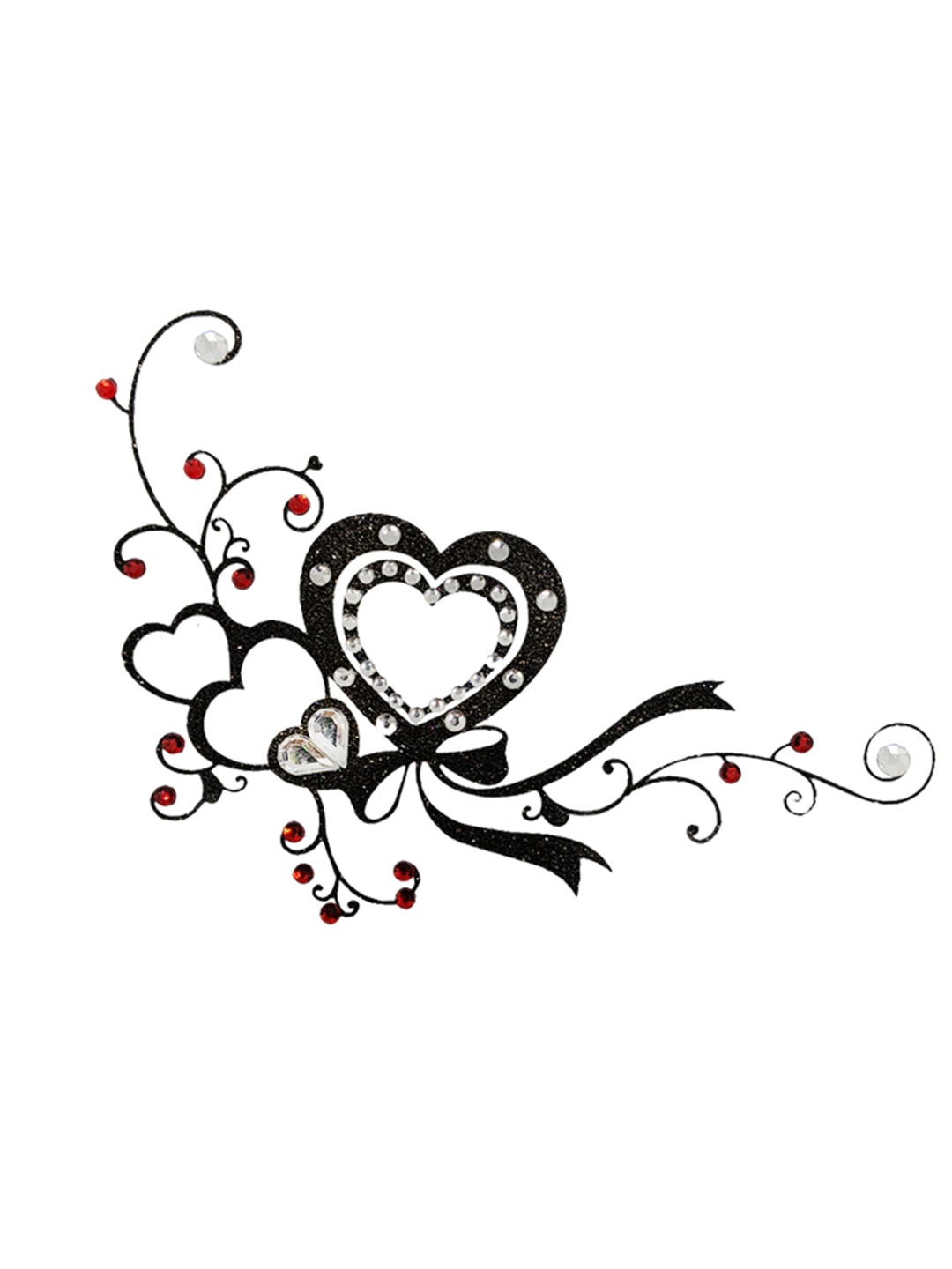 

Comet Busters Body Jewel Handcrafted Temporary Tattoo, Black
