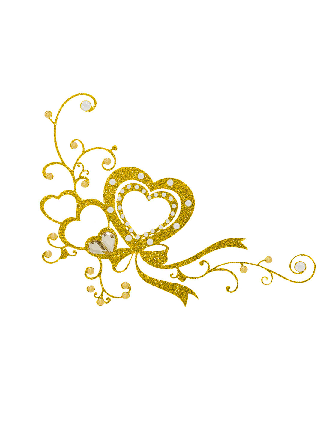 

Comet Busters Body Jewel Handcrafted Temporary Tattoo, Gold