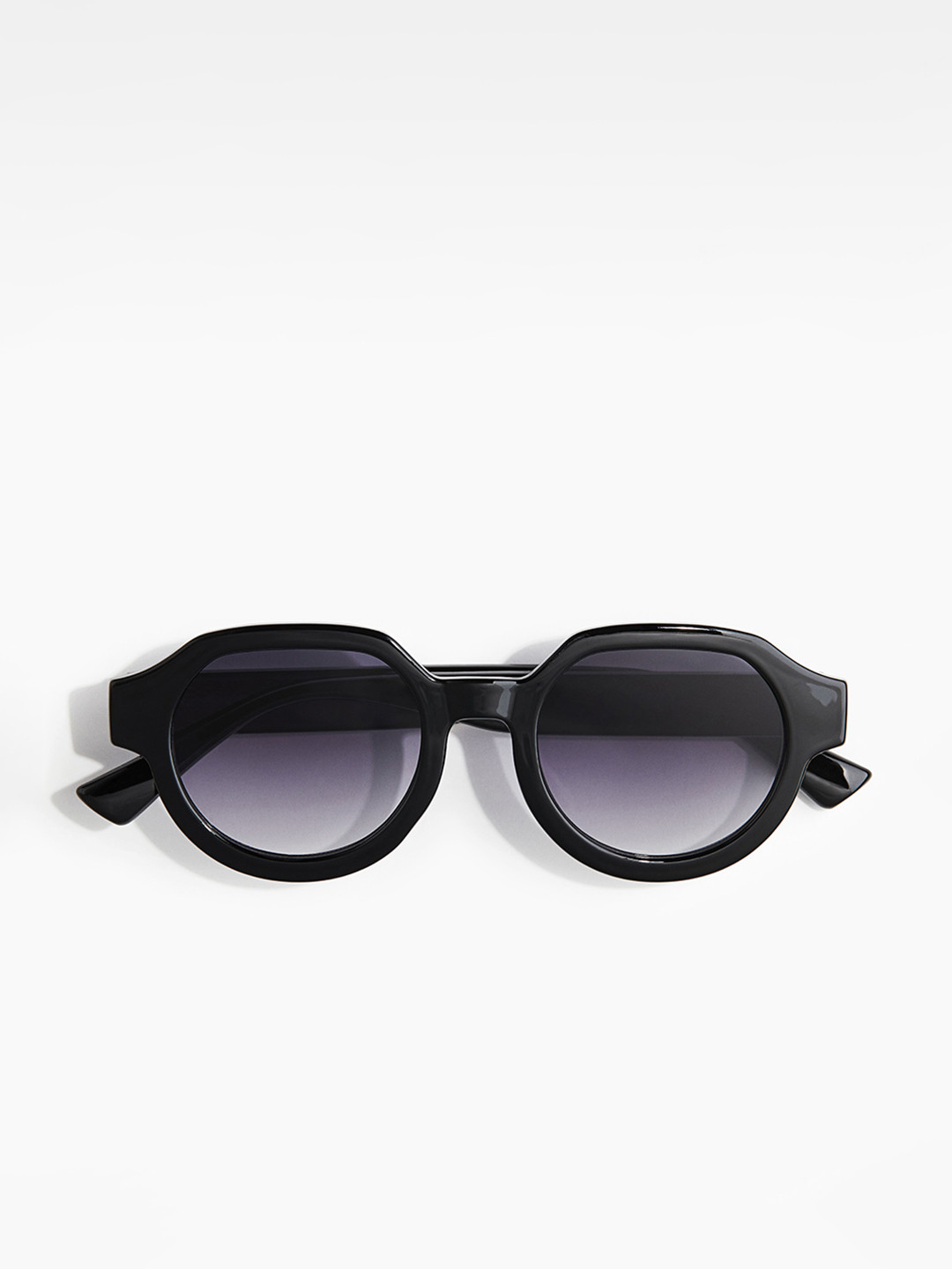 

H&M Men Round Sunglasses 1233121001-Black