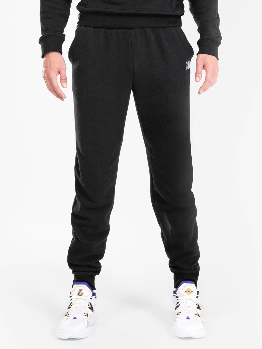 

TARMAK By Decathlon Men Mid-Rise Joggers Trousers, Black