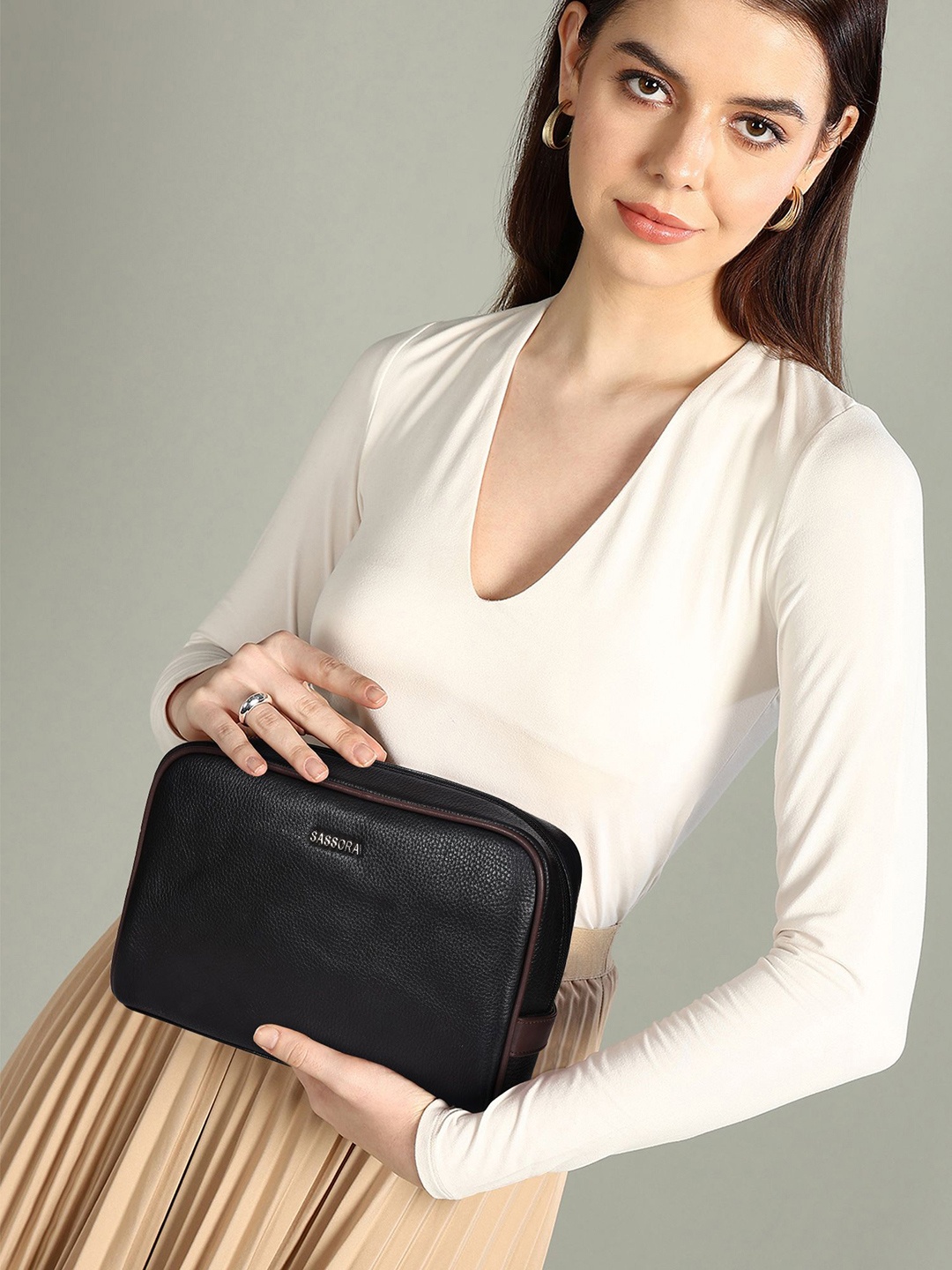 

Sassora Eco Friendly Pouch Travel Accessory, Black