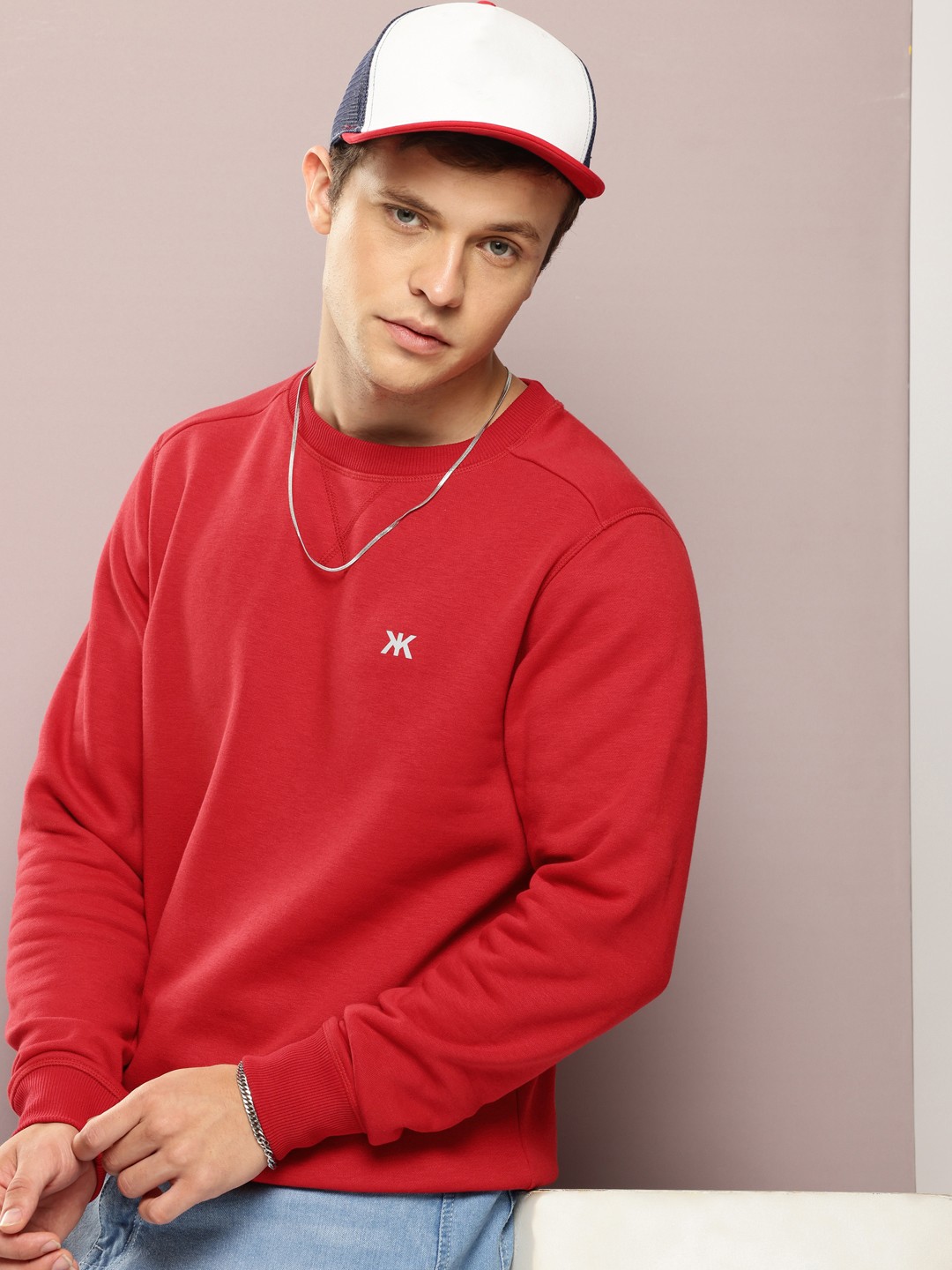 

Kook N Keech Men Sweatshirt, Red