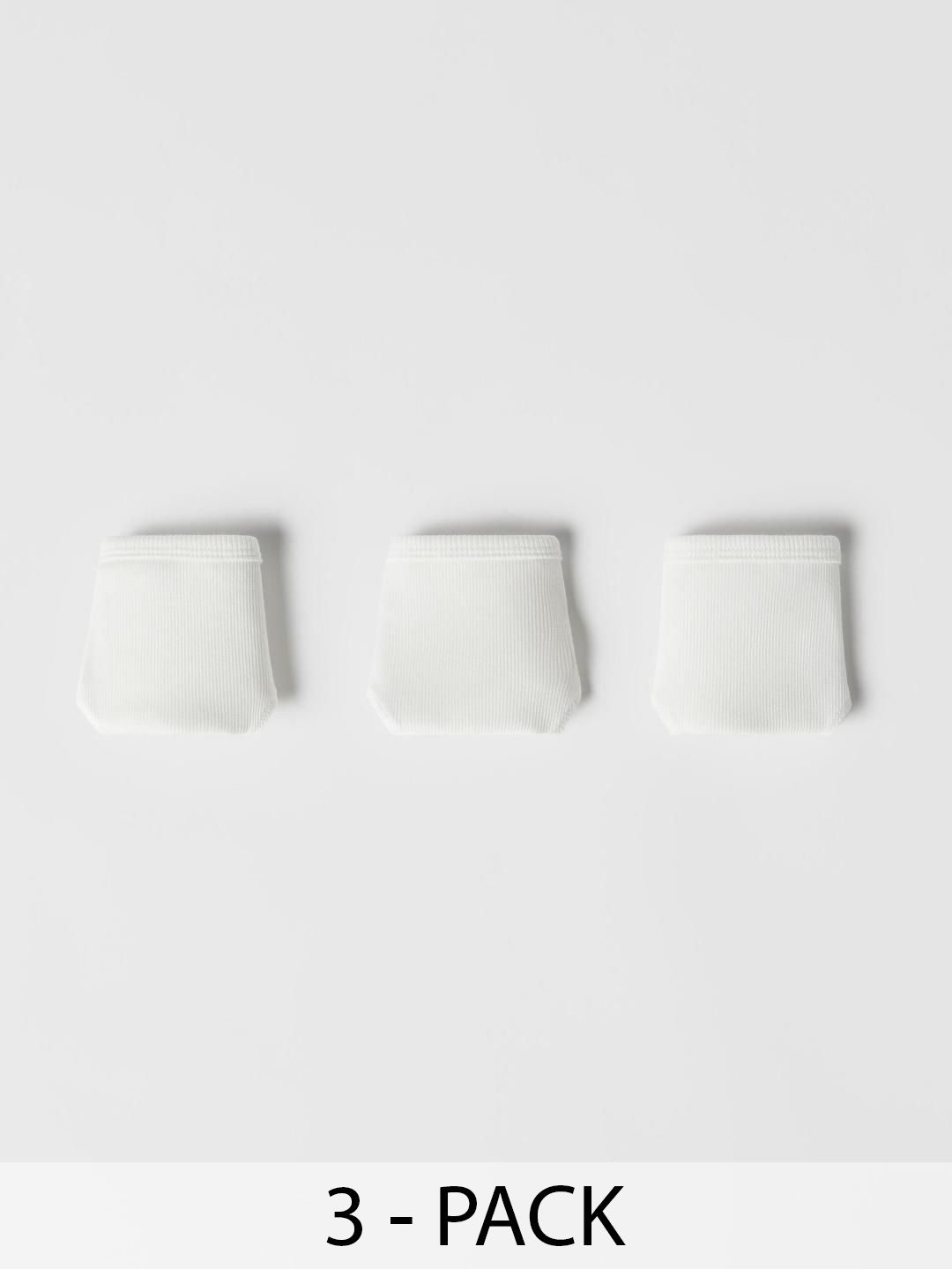 

ZARA Kids-Unisex White Shorts