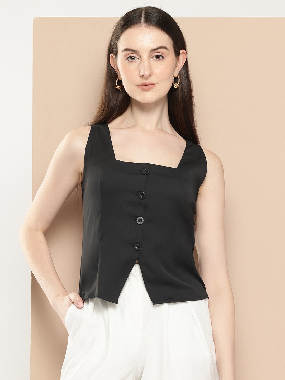 

her by invictus Top, Black