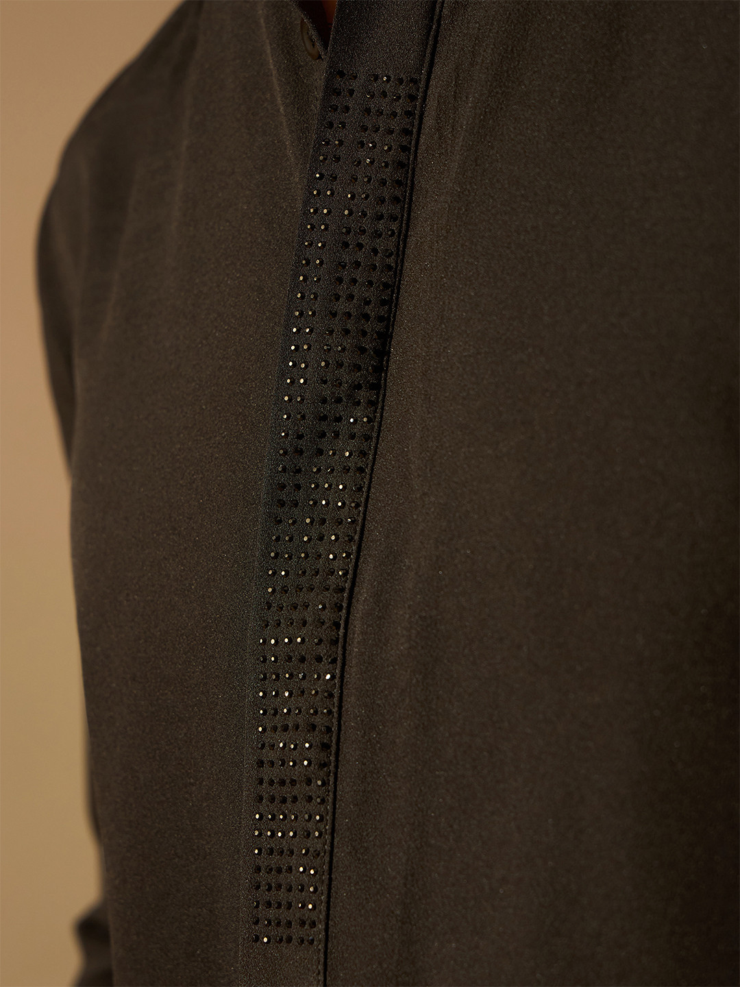 

DENNISON Men Smart Partywear Solid Shirt, Black