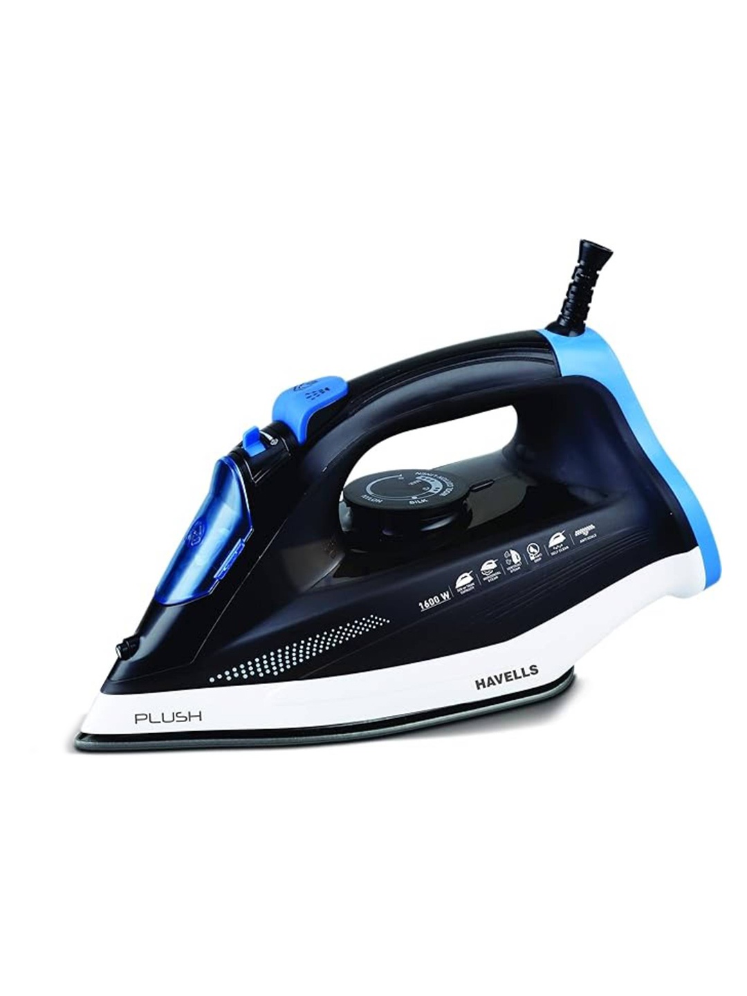 

Havells Black & Blue Colourblocked Steam Irons 1600 W