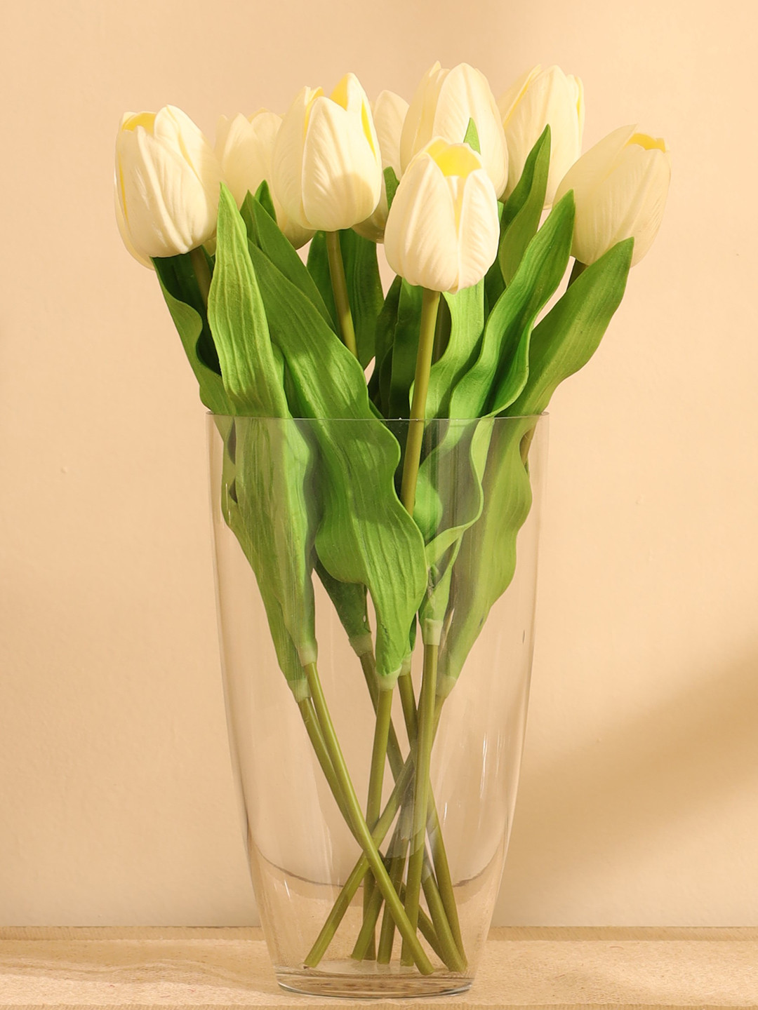 

Elemntl White 5 Pieces Non-Hanging Tulip Artificial Flowers