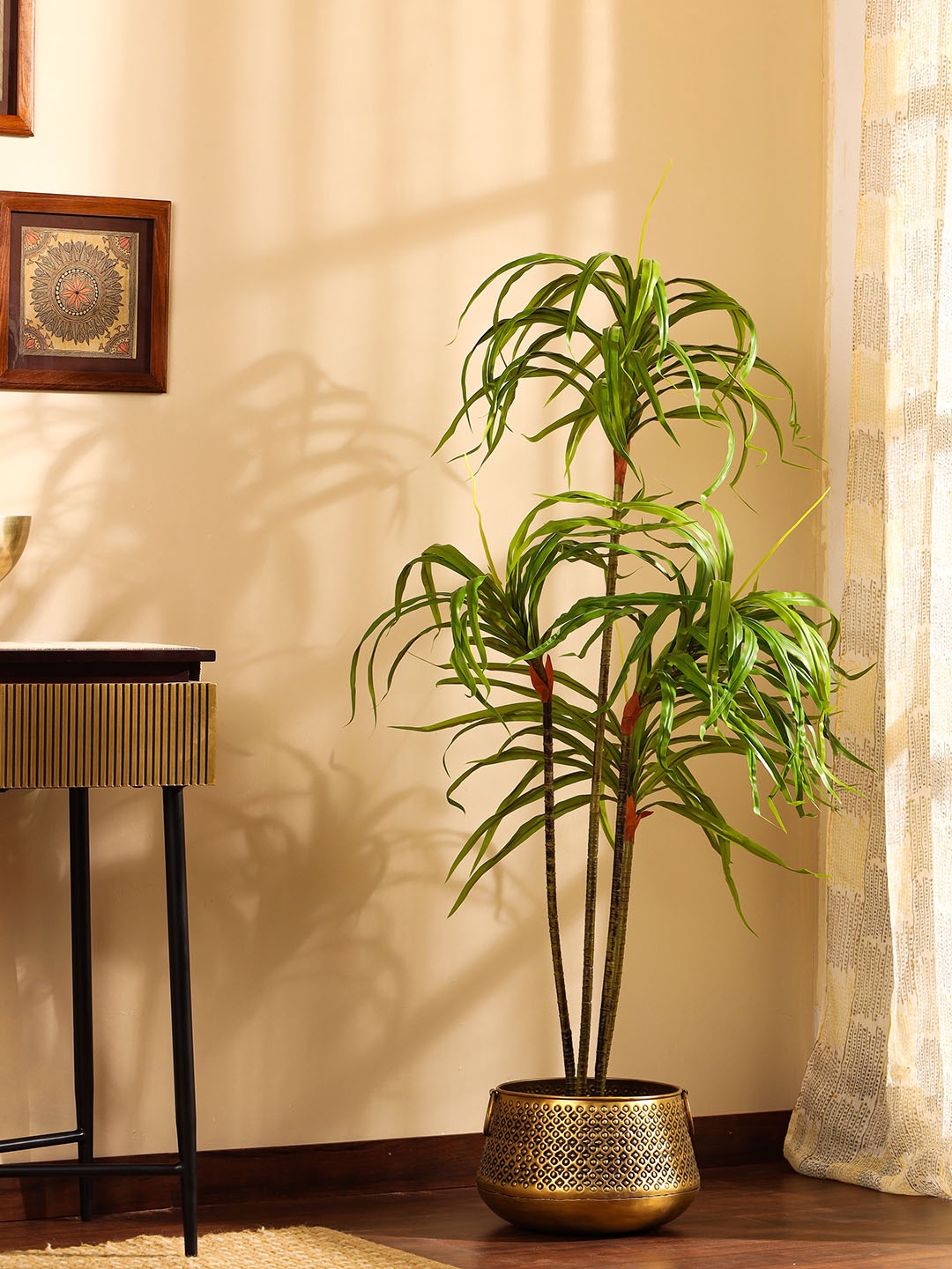 

Elemntl Green Non-Hanging Dracaena With Pot Artificial Plant