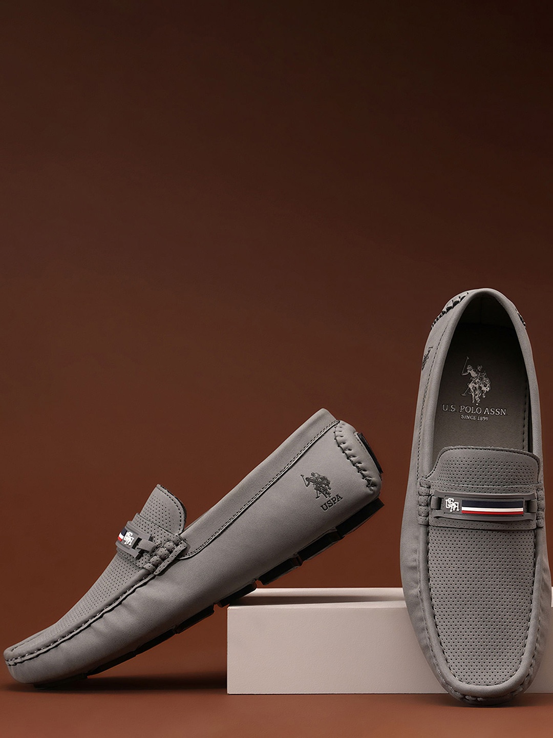 

U.S. Polo Assn. Men BARNES 4.0 Loafers, Grey