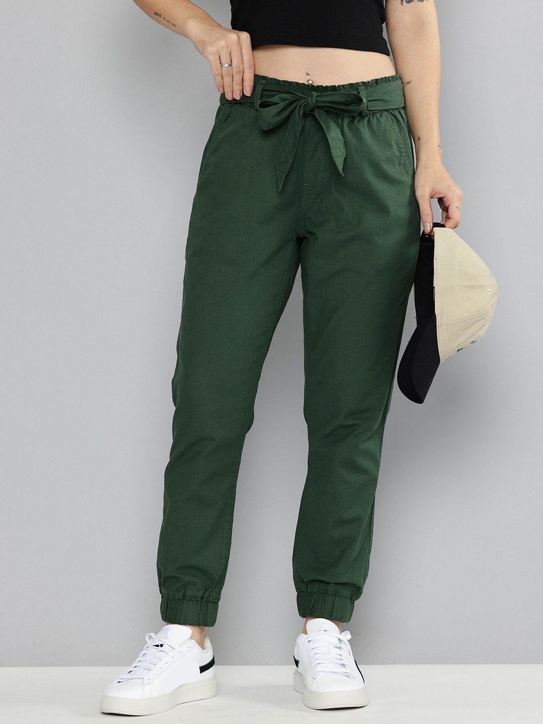 

Levis Women Regular Fit Joggers, Green