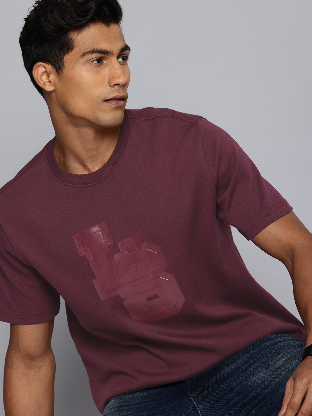 

Levis Typography Printed T-shirt, Burgundy