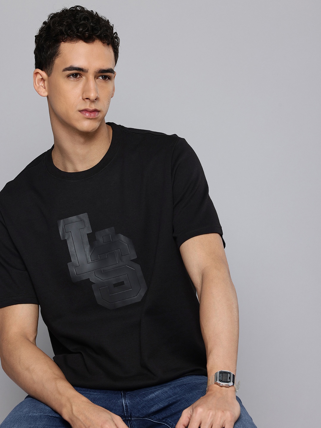 

Levis Typography Printed T-shirt, Black