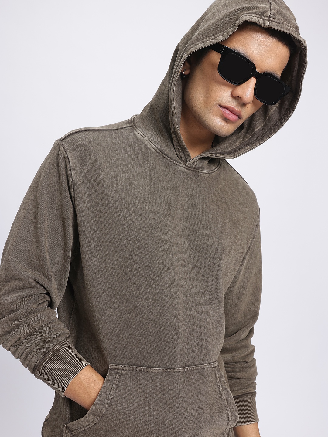 

Kook N Keech Dusk Haze Hooded Sweatshirt, Taupe
