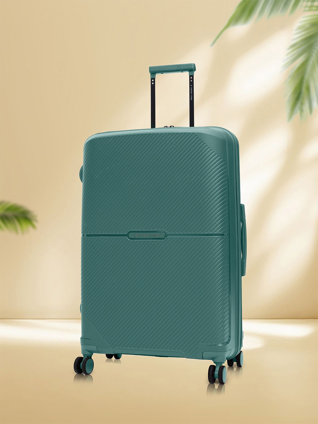 

Nasher Miles Hawaii Polypropylene TSA Lock Large Dark Green Trolley Bag - 28 Inch (75 cm)