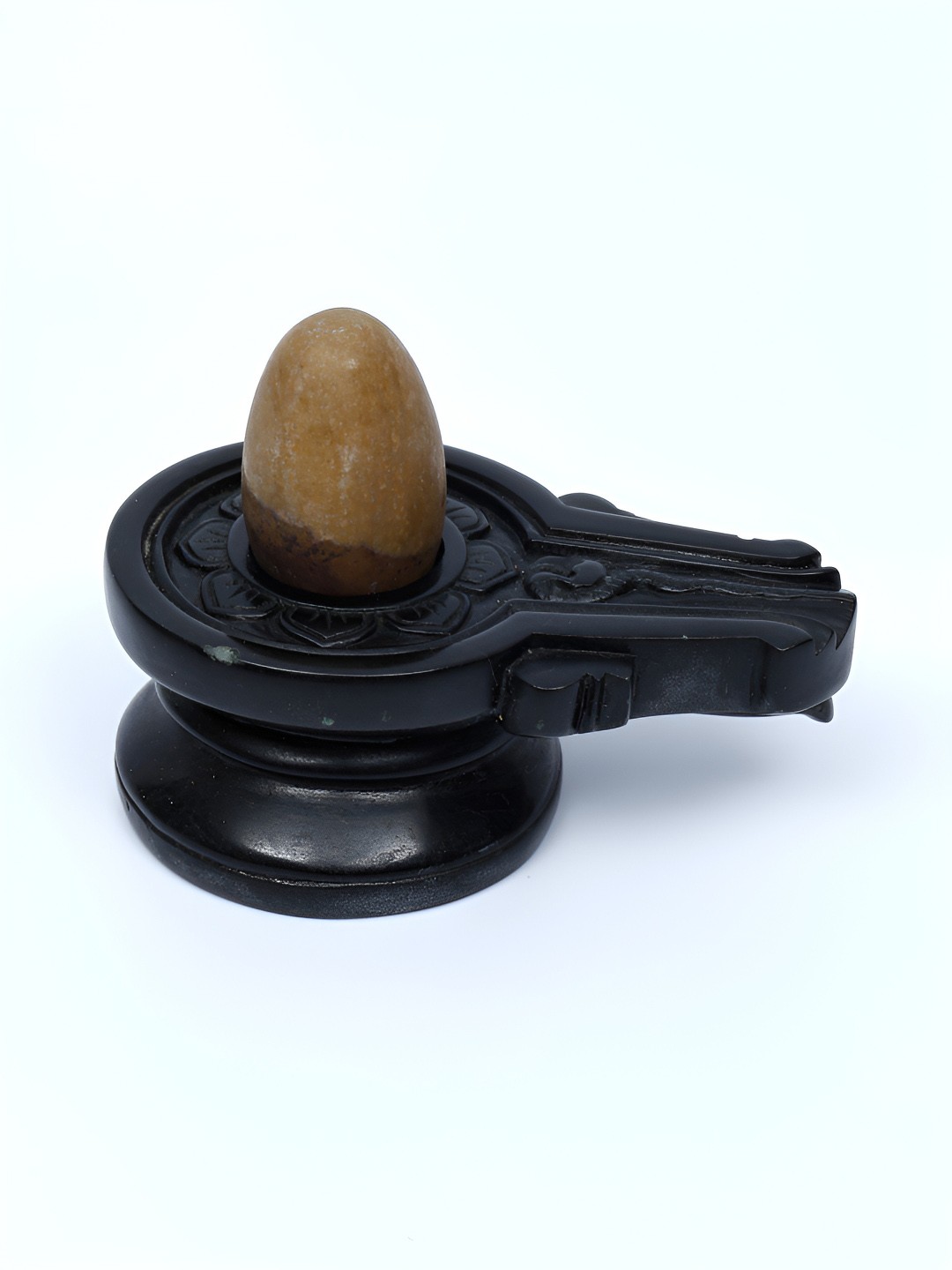 

Exotic India Shiva Lingam Showpiece, Black