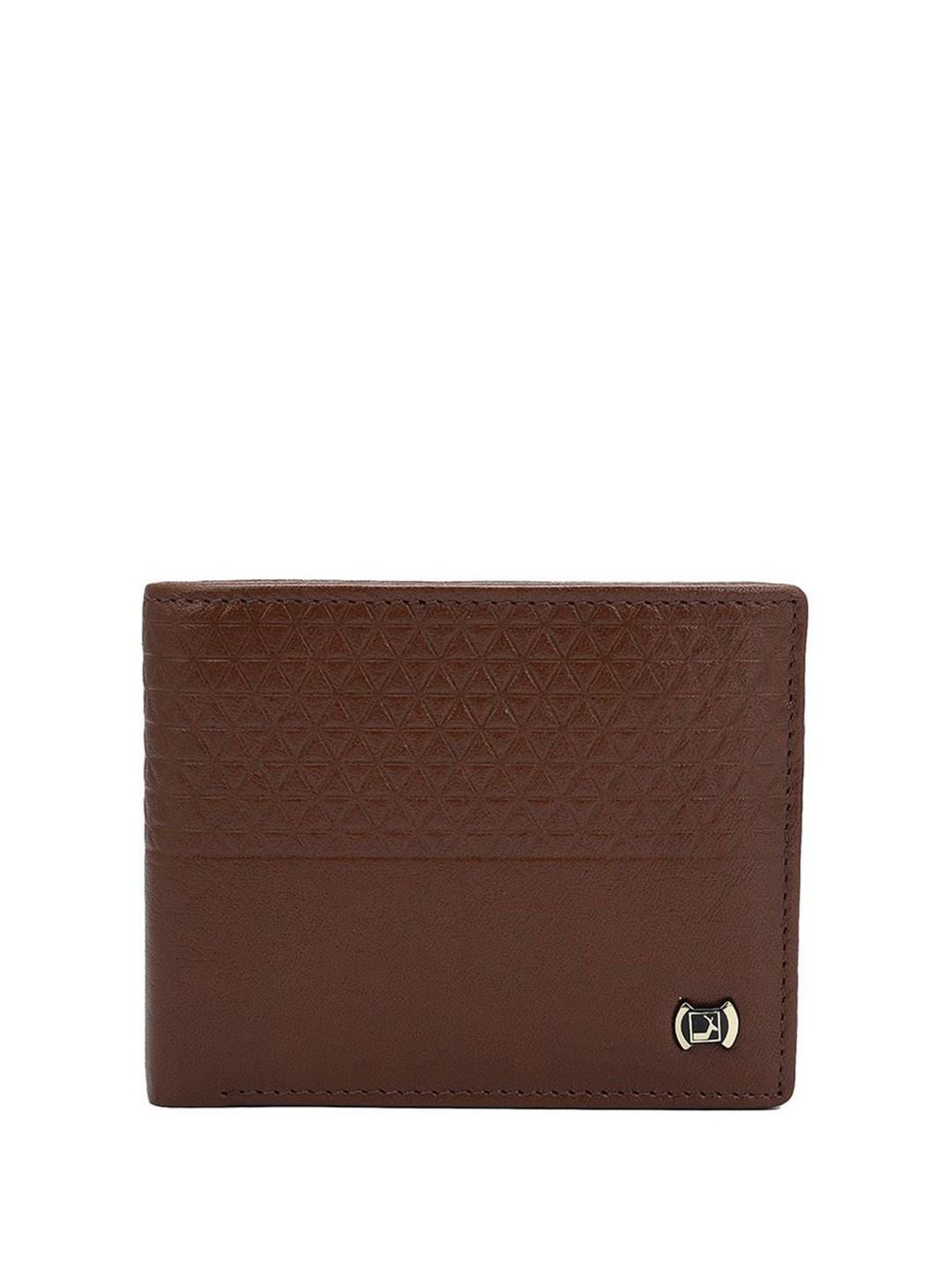 

Da Milano Men Leather Two Fold Wallet, Brown