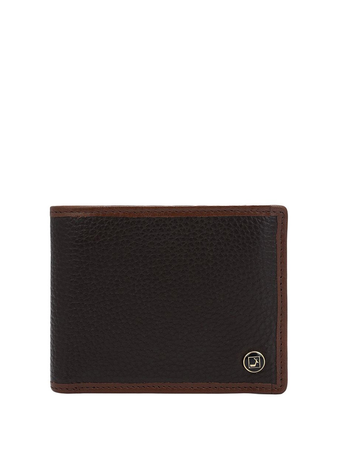 

Da Milano Men Leather Two Fold Wallet, Brown