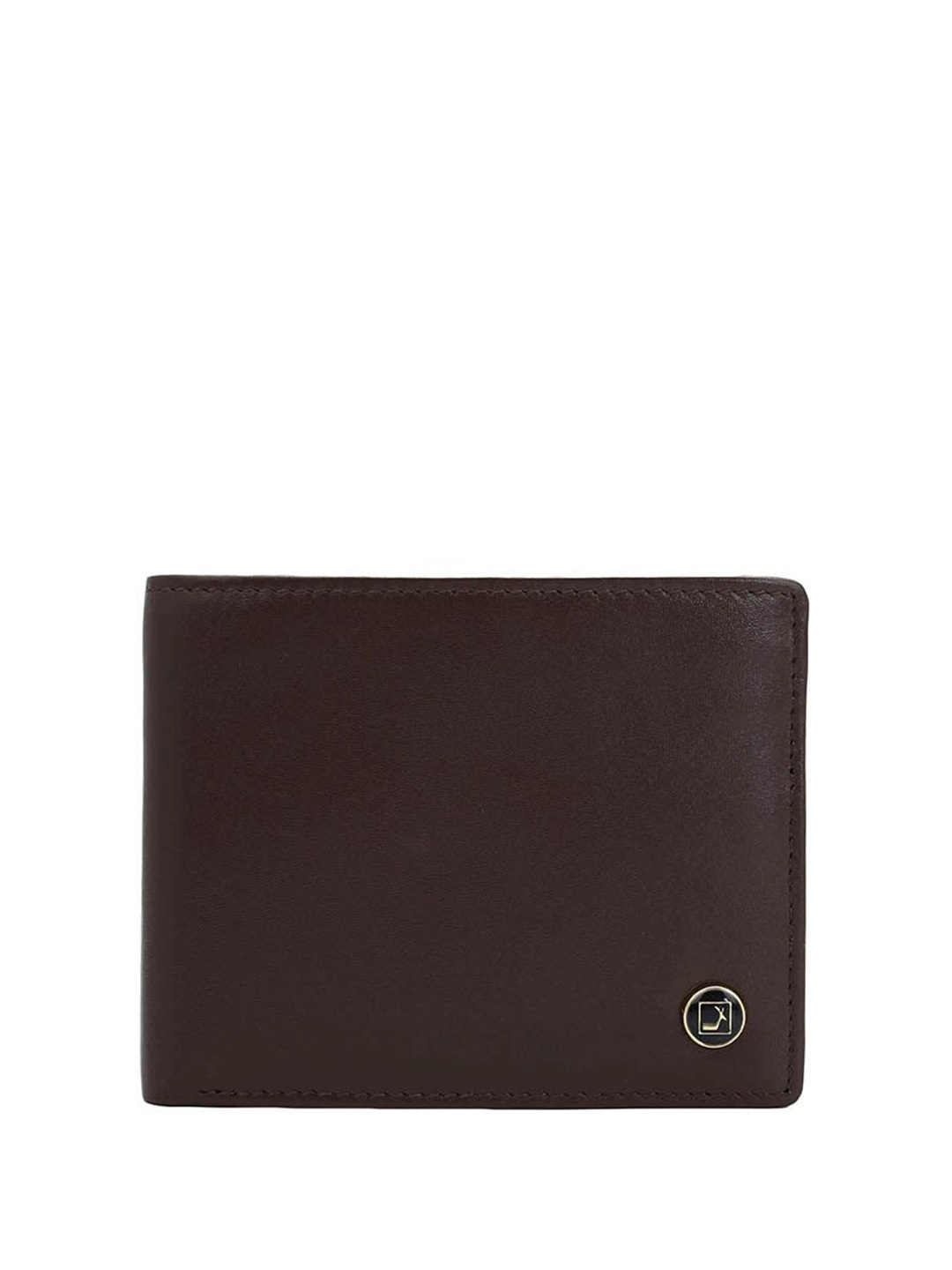 

Da Milano Men Leather Two Fold Wallet, Brown