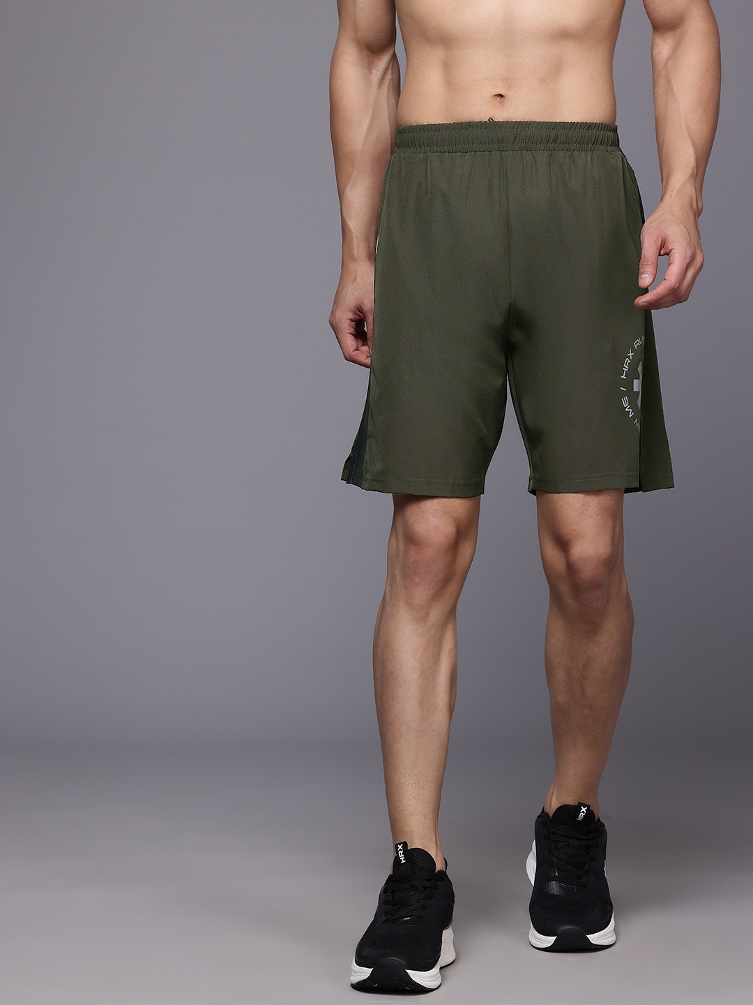 

HRX by Hrithik Roshan Men Running Shorts, Olive