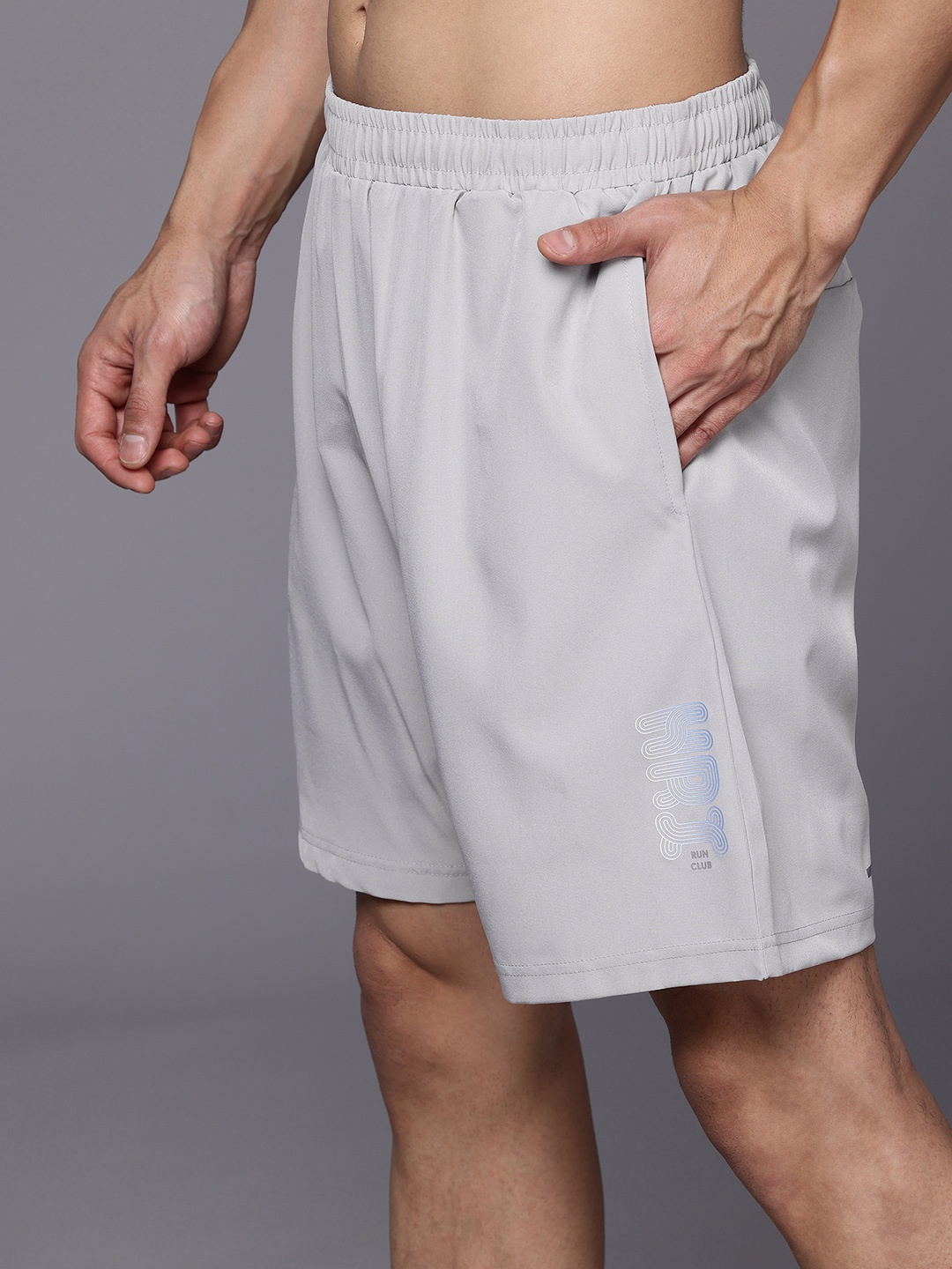 

HRX by Hrithik Roshan Men Running Shorts, Grey