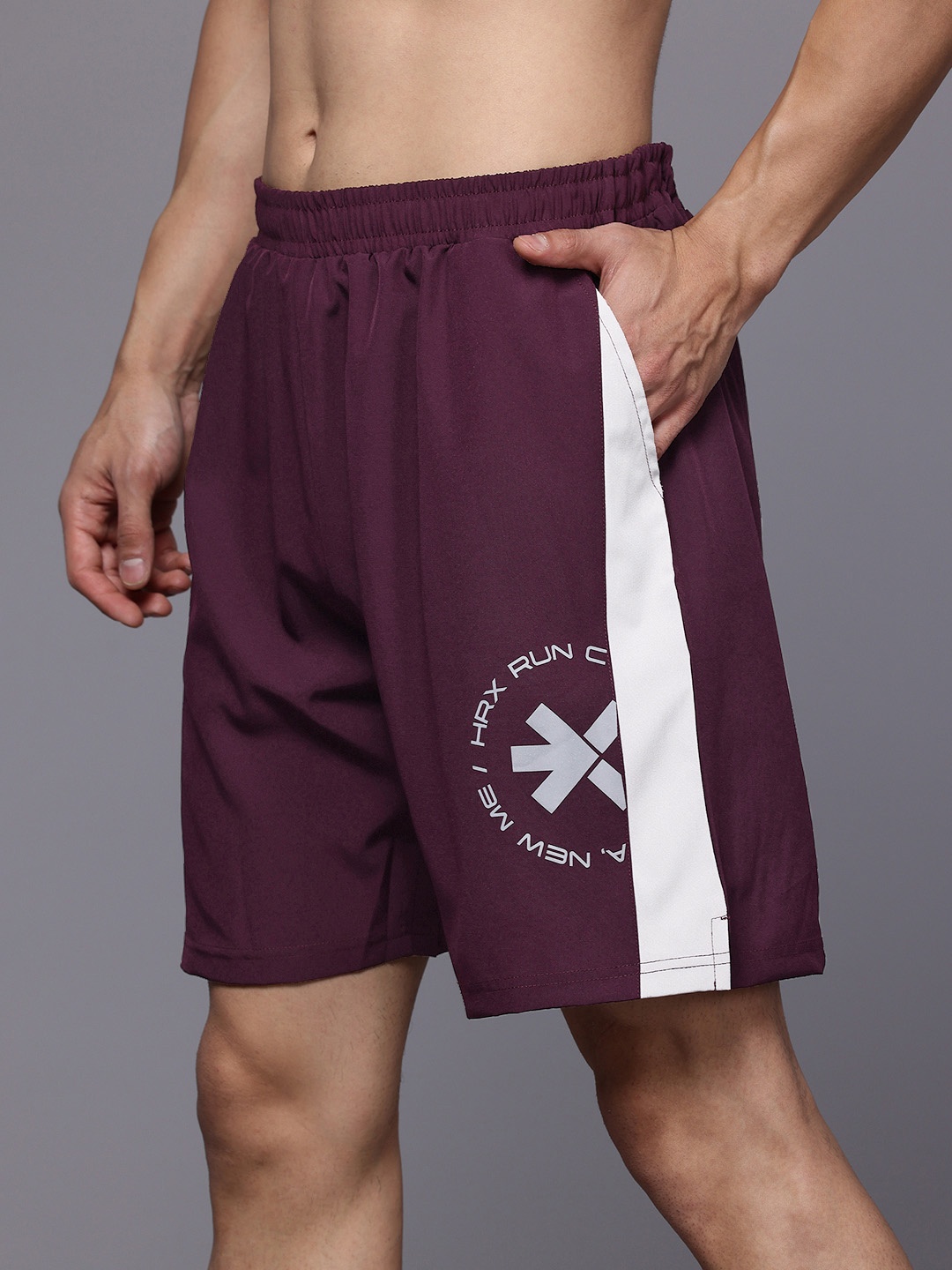 

HRX by Hrithik Roshan Men Running Shorts, Purple