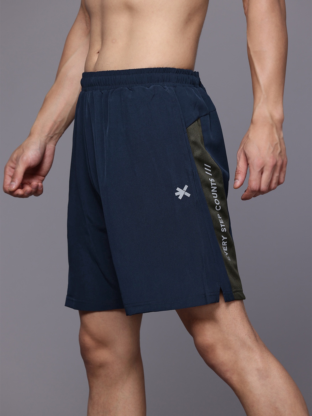 

HRX by Hrithik Roshan Men Running Shorts, Navy blue