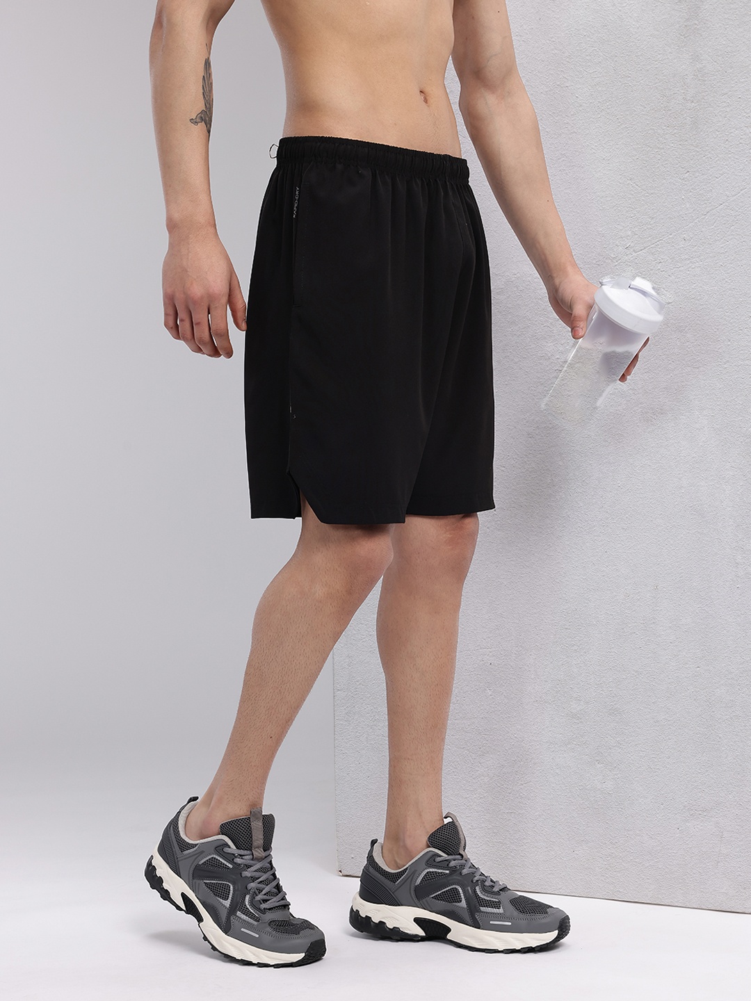 

HRX by Hrithik Roshan Men Rapid-Dry Running Shorts, Black