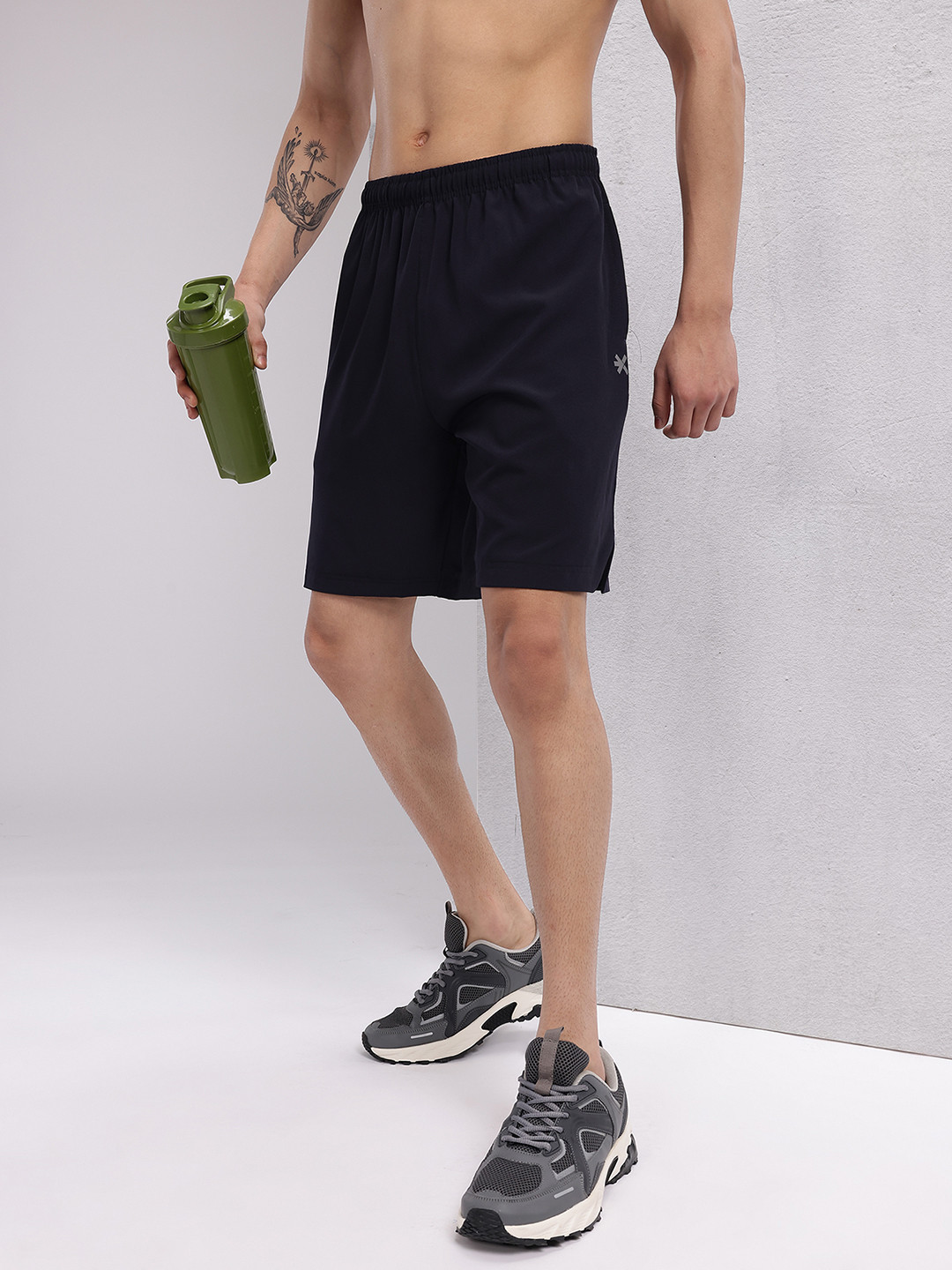 

HRX by Hrithik Roshan Men Rapid-Dry Running Shorts, Navy blue