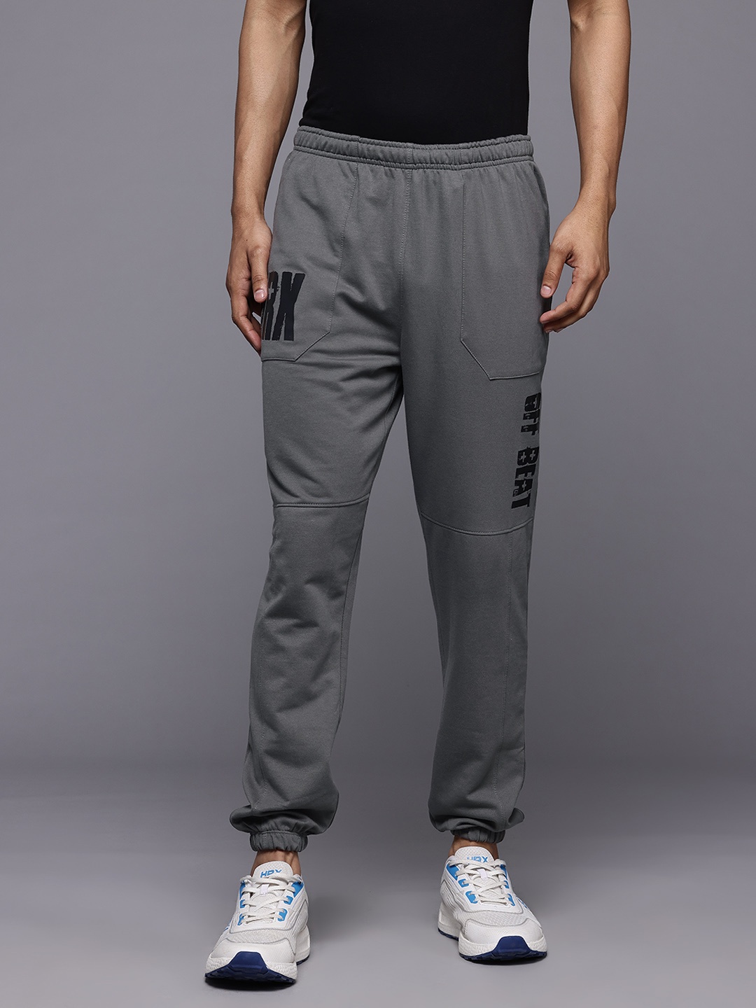 

HRX by Hrithik Roshan Men Lifestyle Joggers, Charcoal