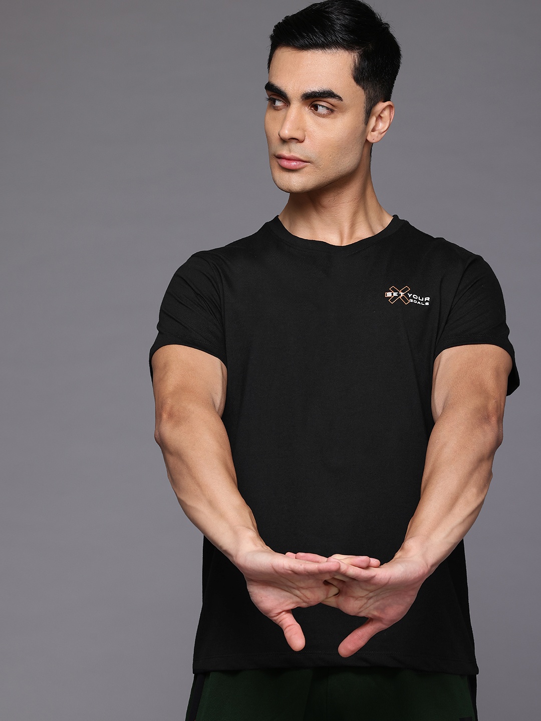 

HRX by Hrithik Roshan Men Lifestyle T-shirt, Black