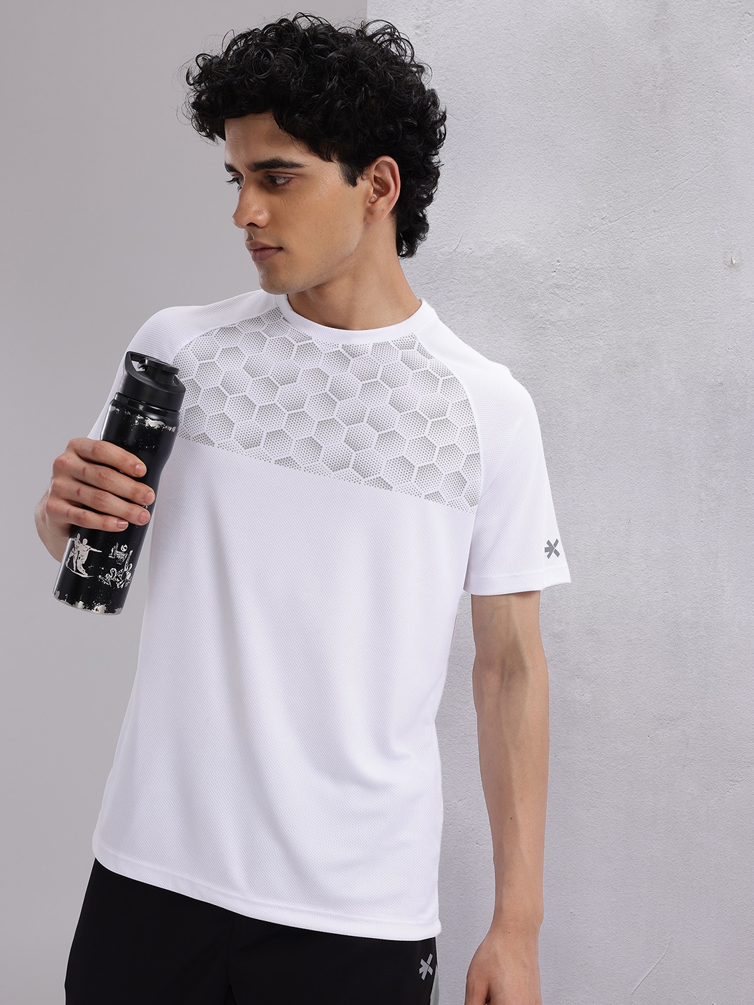 

HRX by Hrithik Roshan Printed Running T-shirt, White